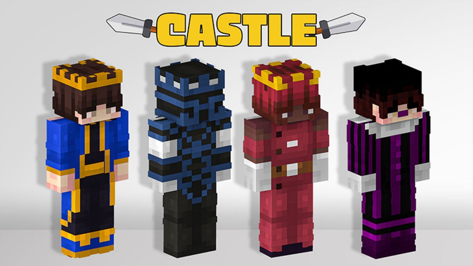 The Castle skin pack (Image via Mojang Studios)